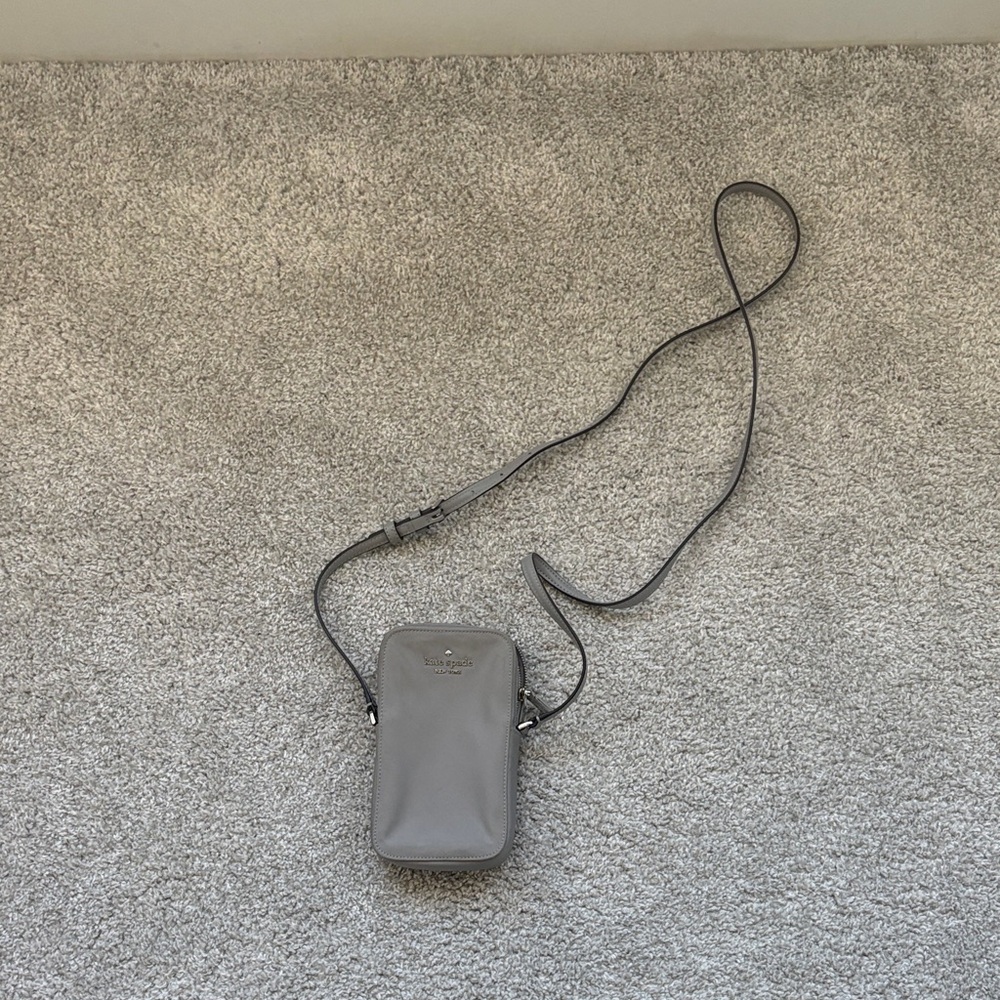 Kate Spade Gray Crossbody Bag - Picture 2 of 5
